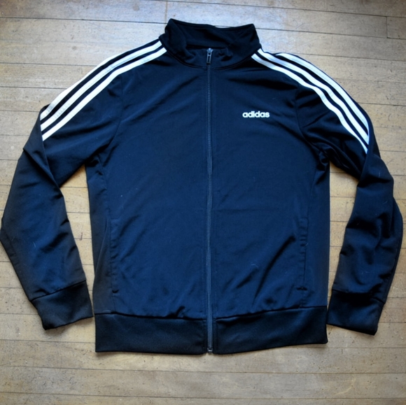 🖤5for30🖤 Classic Adidas Stripe Zip Jacket - Picture 2 of 2